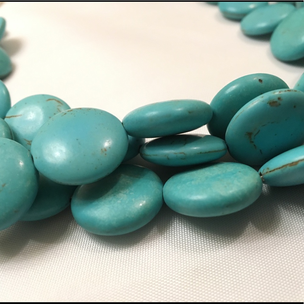 Turquoise Necklace—Three Strand - Picture 7 of 11